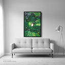 My Neighbor Totoro Black Framed Canvas