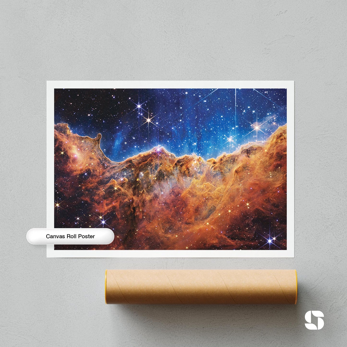 Carina Nebula NASA Deep Field Canvas