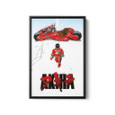 Akira Anime Black Framed Canvas