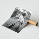 Bob Marley with Guitar Poster
