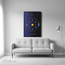 Coldplay - Music of the Spheres Album Cover Framed Canvas