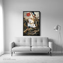 Coldplay - Viva La Vida Album Cover Framed Canvas