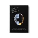 Daft Punk - Random Access Memories Album Cover Black Framed Canvas