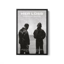Drake & 21 Savage – Her Loss Album Cover Black Framed Canvas