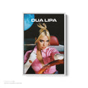 Dua Lipa Future Nostalgia Album Cover White Framed Canvas