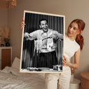 Frank Sinatra Eating Spaghetti Poster