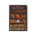 Kiki's Delivery Service Bakery Black Framed Canvas