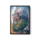 Kiki's Delivery Service Black Framed Canvas