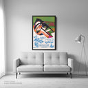 MF Doom Concert Framed Canvas