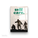 Mac Miller Self Care Glass Print