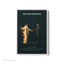 Metro Boomin Heroes & Villains Album Cover White Framed Canvas