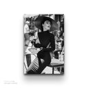 Monica Bellucci Eating Pasta Poster