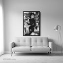 Monica Bellucci Eating Pasta Poster