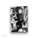 Monica Bellucci Eating Pasta Poster