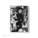 Monica Bellucci Eating Pasta Poster