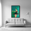 My Beautiful Dark Twisted Fantasy Album Cover Framed Canvas