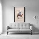 Nadie Sabe Lo Que Va a Pasar Mañana Album Cover Framed Canvas