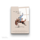 Nadie Sabe Lo Que Va a Pasar Mañana Album Cover Glass Print