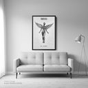 Nirvana - In Utero Album Cover Framed Canvas