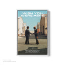 Pink Floyd - Wish You Were Here Album White Framed Canvas