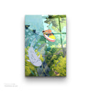 Ponyo Glass Print