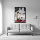 Princess Mononoke Black Framed Canvas