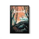 Princess Mononoke Black Framed Canvas