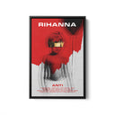 Rihanna - ANTI Album Cover Black Framed Canvas