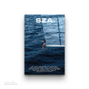 SZA - SOS Album Cover Glass Wall Art