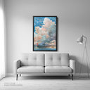 Spirited Away Black Framed Canvas