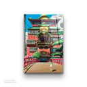 Spirited Away Bathhouse Glass Print